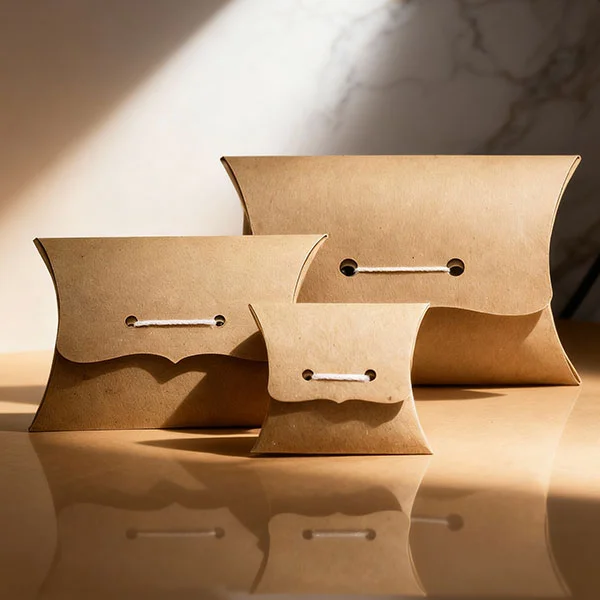 Kraft Pillow Boxes